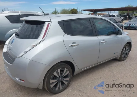 2017 Nissan Leaf Sv из США, поврежденный, VIN 1N4BZ0CP5HC302486